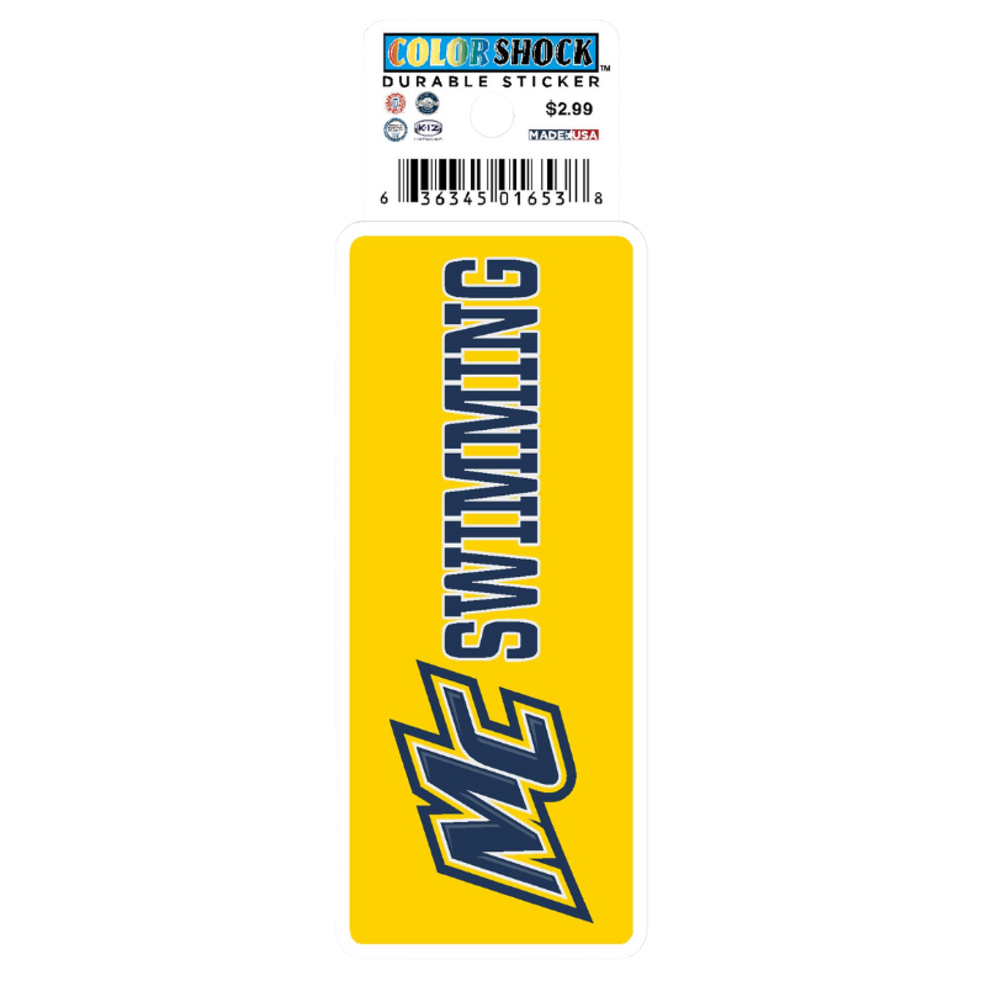 image of: MC Swimming Textured Stickers