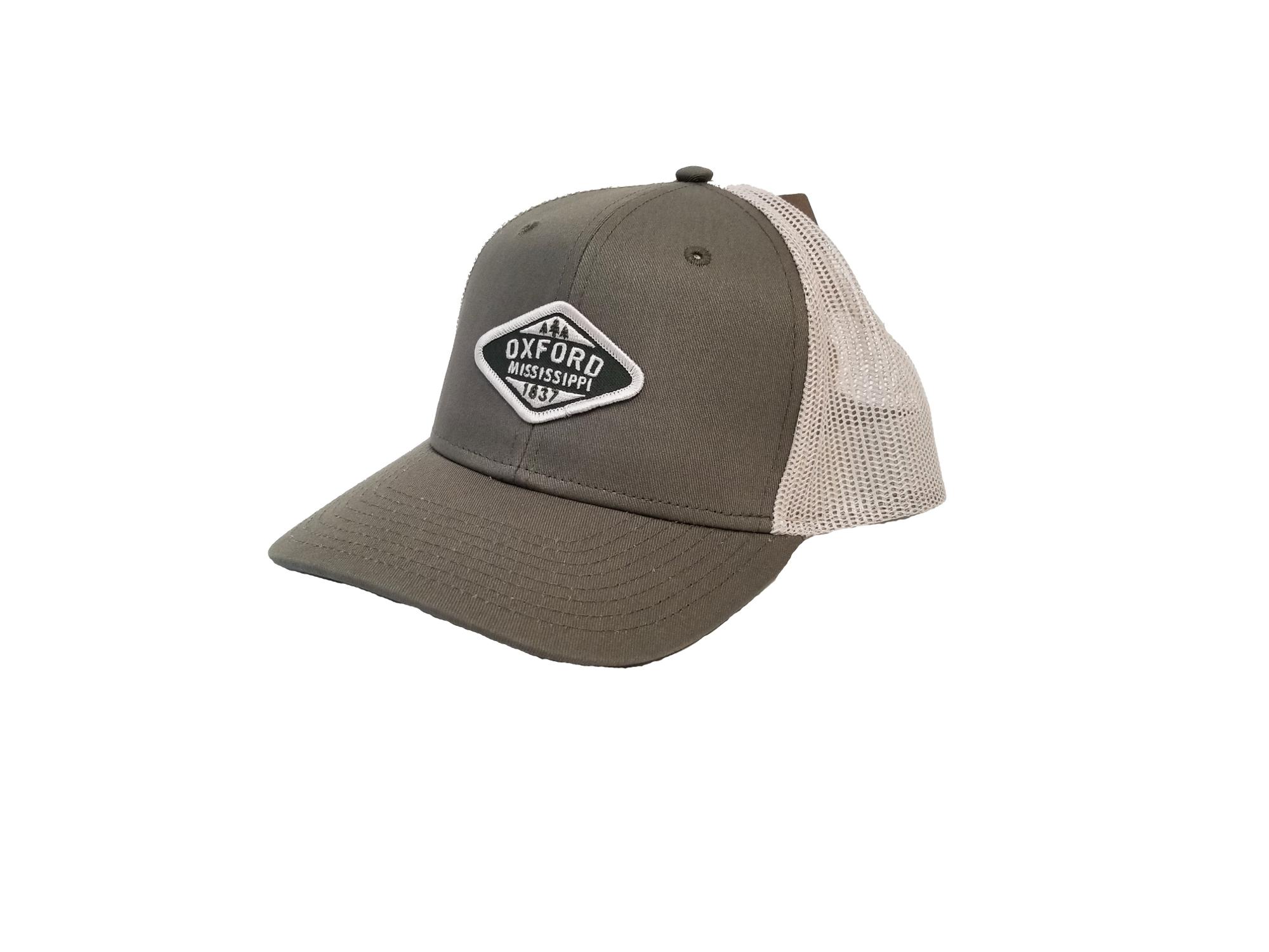 image of: Oxford Mississippi Everyday Trucker Adjustable Hat Light Olive