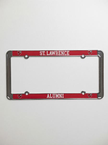 License Plate Frame Alumni with Shields; $24.95