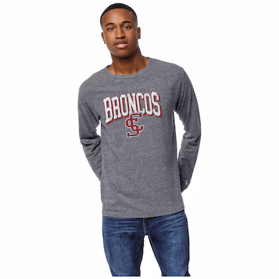 image of: Santa Clara University Victory Falls Long Sleeve Tee, Gray