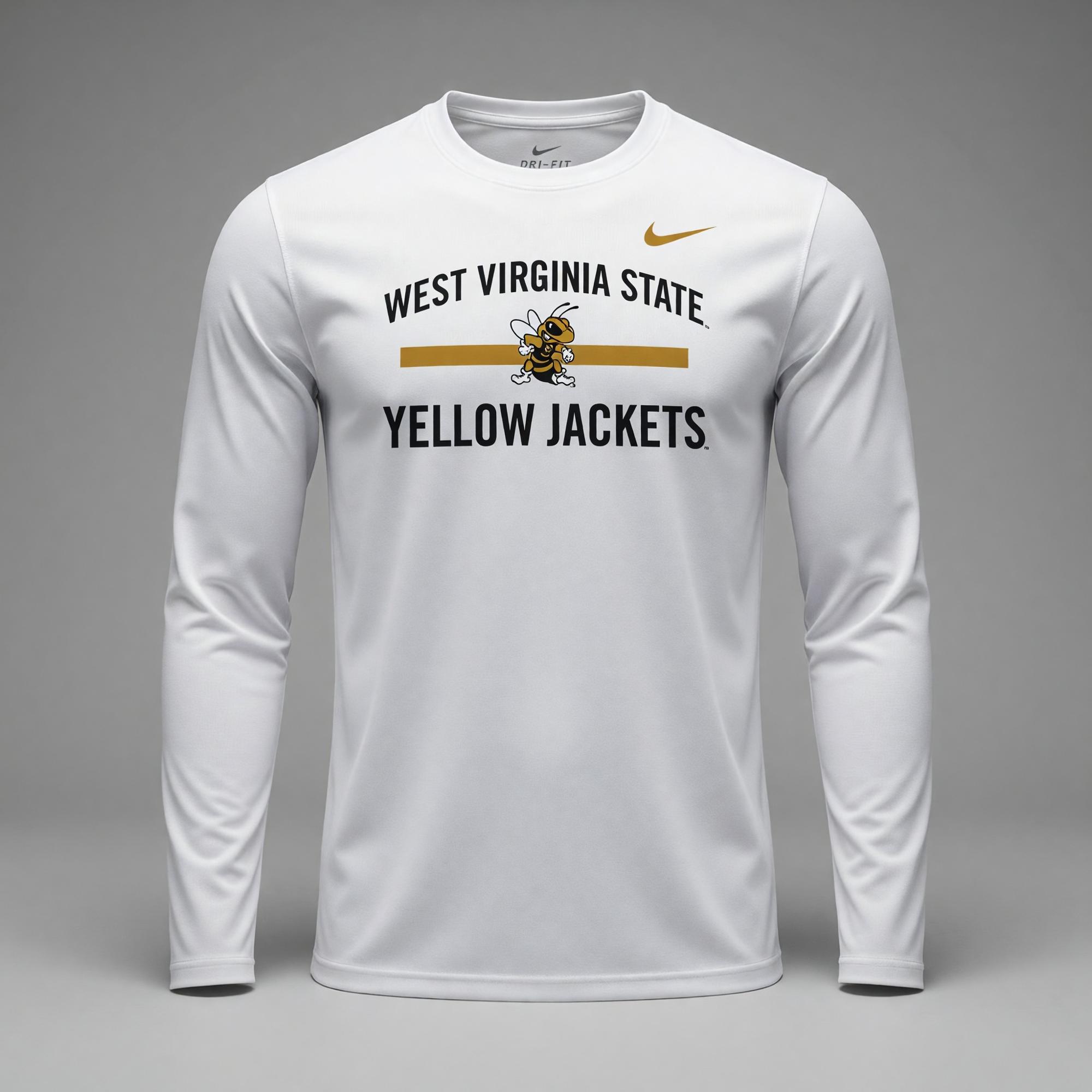 Product image 1 of 2 for Tee - Nike White Dri-Fit Legend "Yellow Jacket"