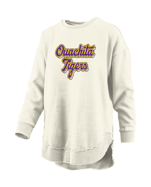 * FINAL SALE * Ouachita Tigers Vintage Pancho Fleece; $74.99