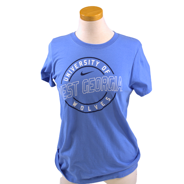 UNIV. WEST GA NIKE COTTON SS TEE; $34.99