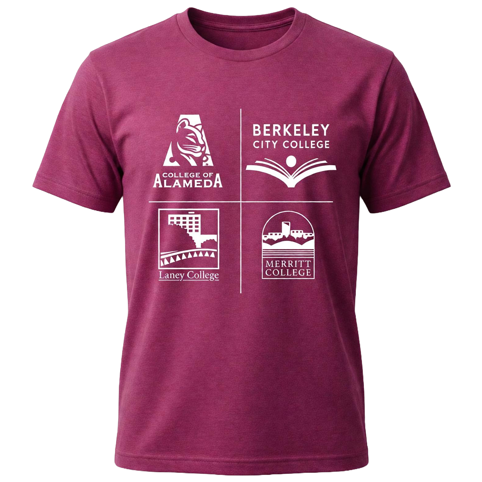 Product image 3 of 4 for PCC 4-SCHOOL LOGO SS V-Neck Tee