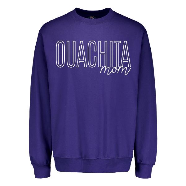 Ouachita Mom Fundamental Fleece Crew; $24.99