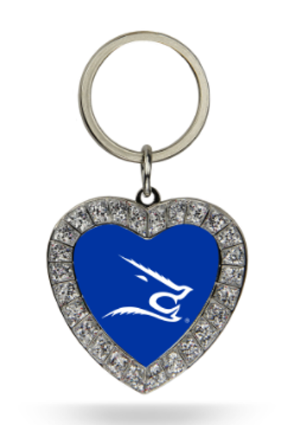 TAMUK RHINESTONE HEART KEYCHAIN; $10.99
