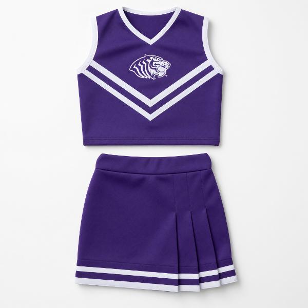 Ouachita Tigers Youth 2 Piece Cheer Set; $57.99