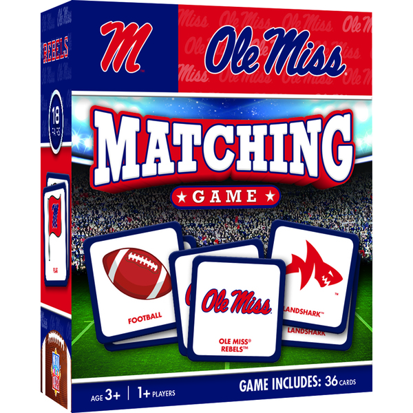 image of: Ole Miss Matching Game 36pc