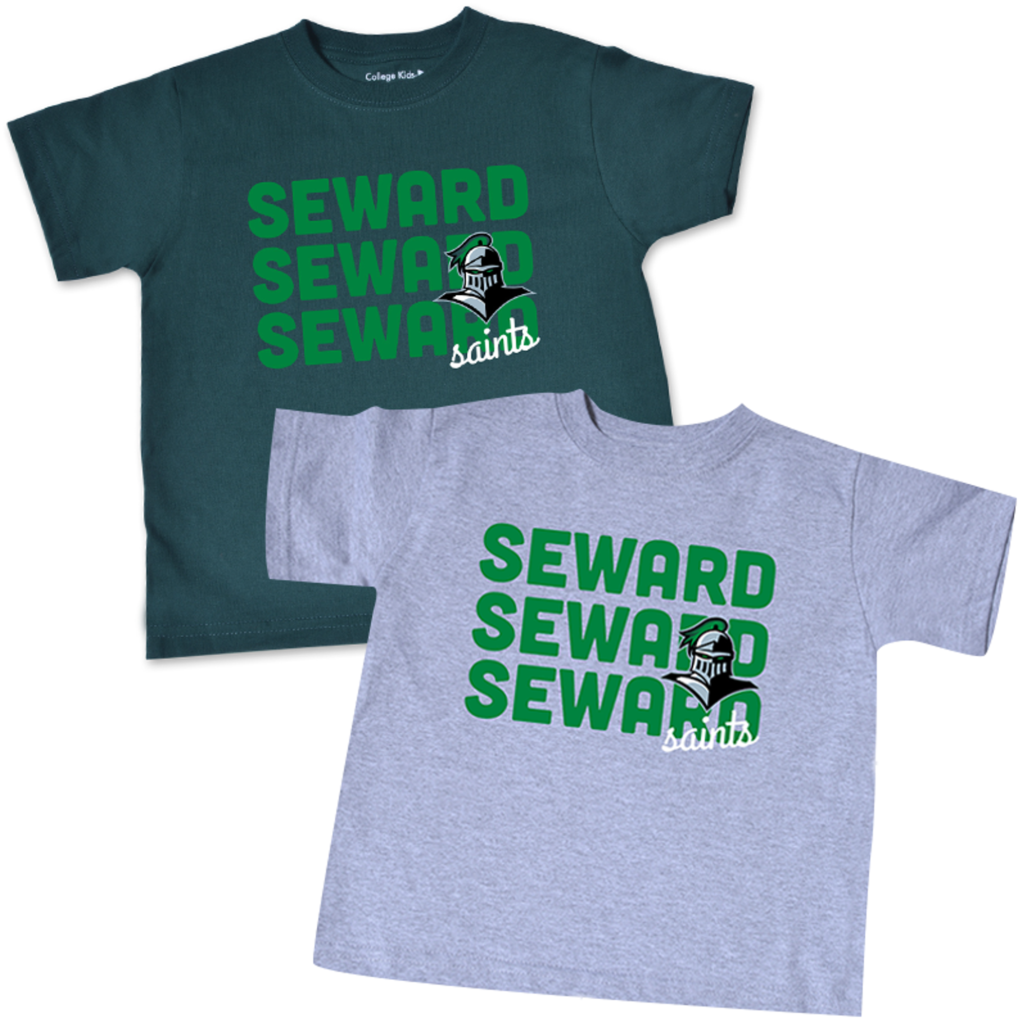 image of: COLLEGE KIDS SCHOOL TRIPLE SEWARD TEE