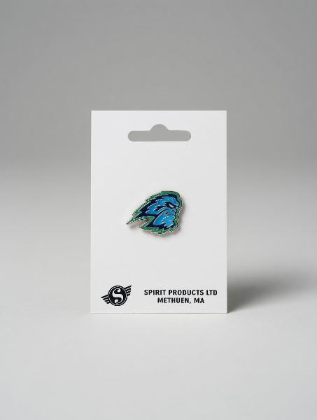 LAPEL PIN 1" etched enamel Sasquatch; $8.99