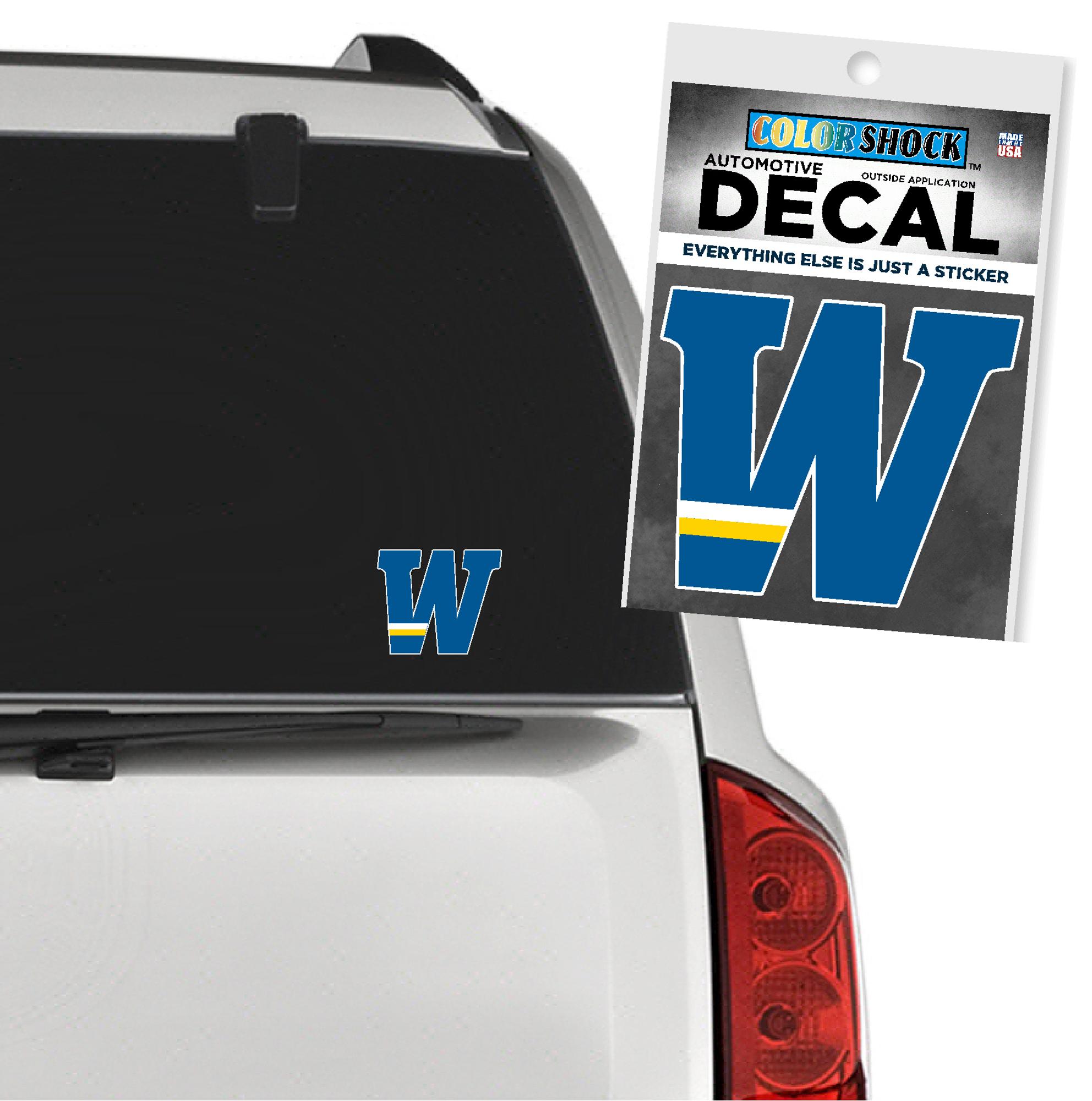 Product image 1 of 1 for Car Decal - W
