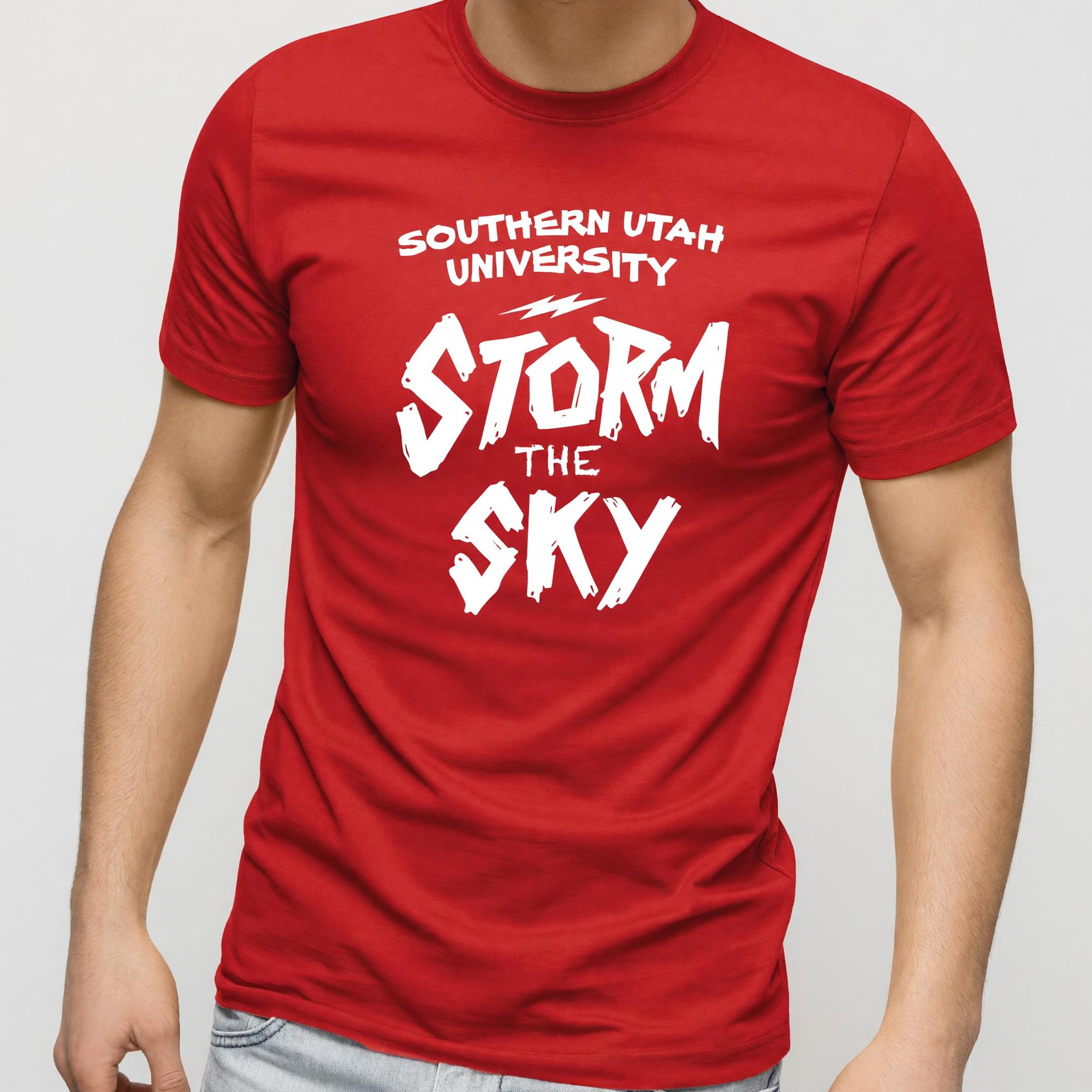 Product image 1 of 1 for 2026 SUU GAME DAY TEE RED STORM THE SKY