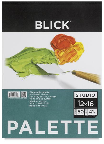 BLICK DISP PALLETTE/12"X16" 50 SHT; $5.99