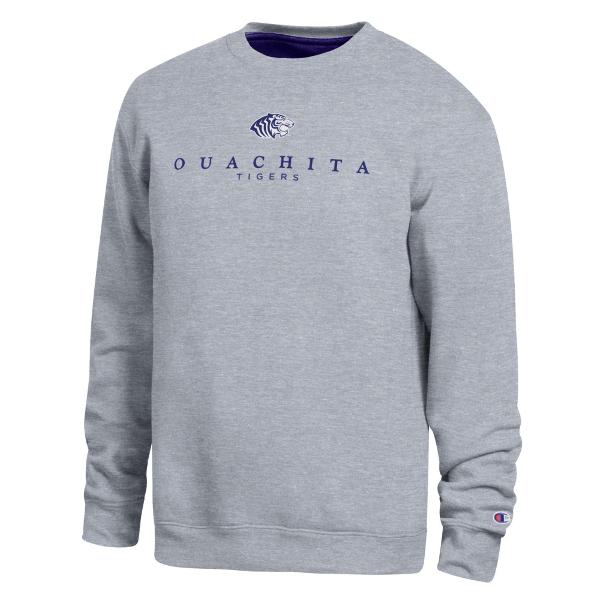 Ouachita Tigers Champion Contrast Crew; $59.99