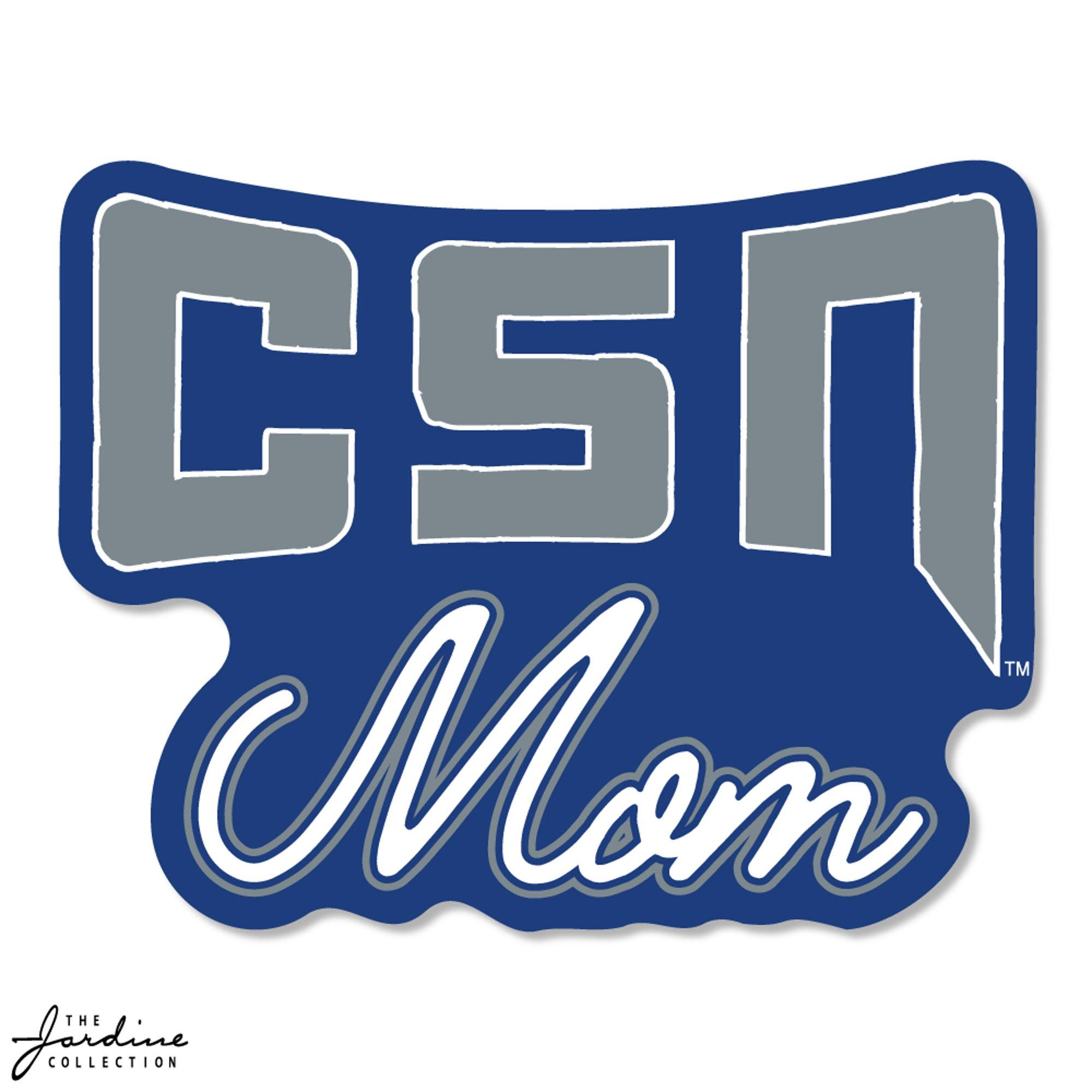 image of: CSN 3.5" VINYL DECAL MOM