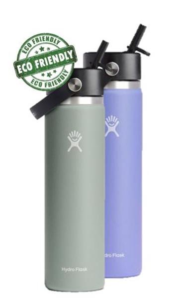 Hydro Flask Wide Mouth w/Flex Straw 24 oz; $44.95
