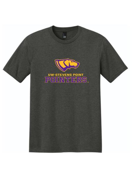 UWSP Perfect Tri-Blend Tee, Heathered Charcoal; $21.98