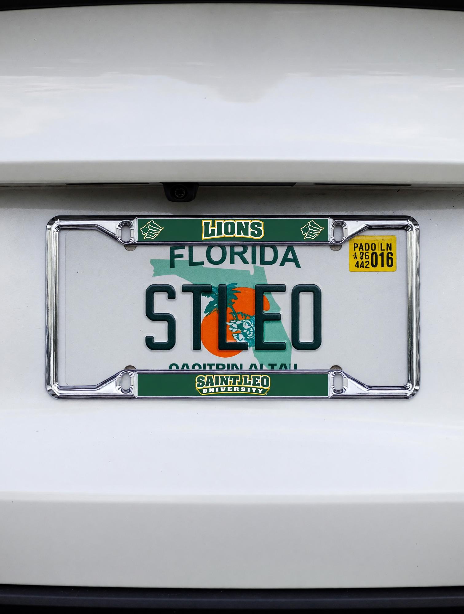 Product image 1 of 2 for LEO ST LEO LICENSE PLATE FRAME