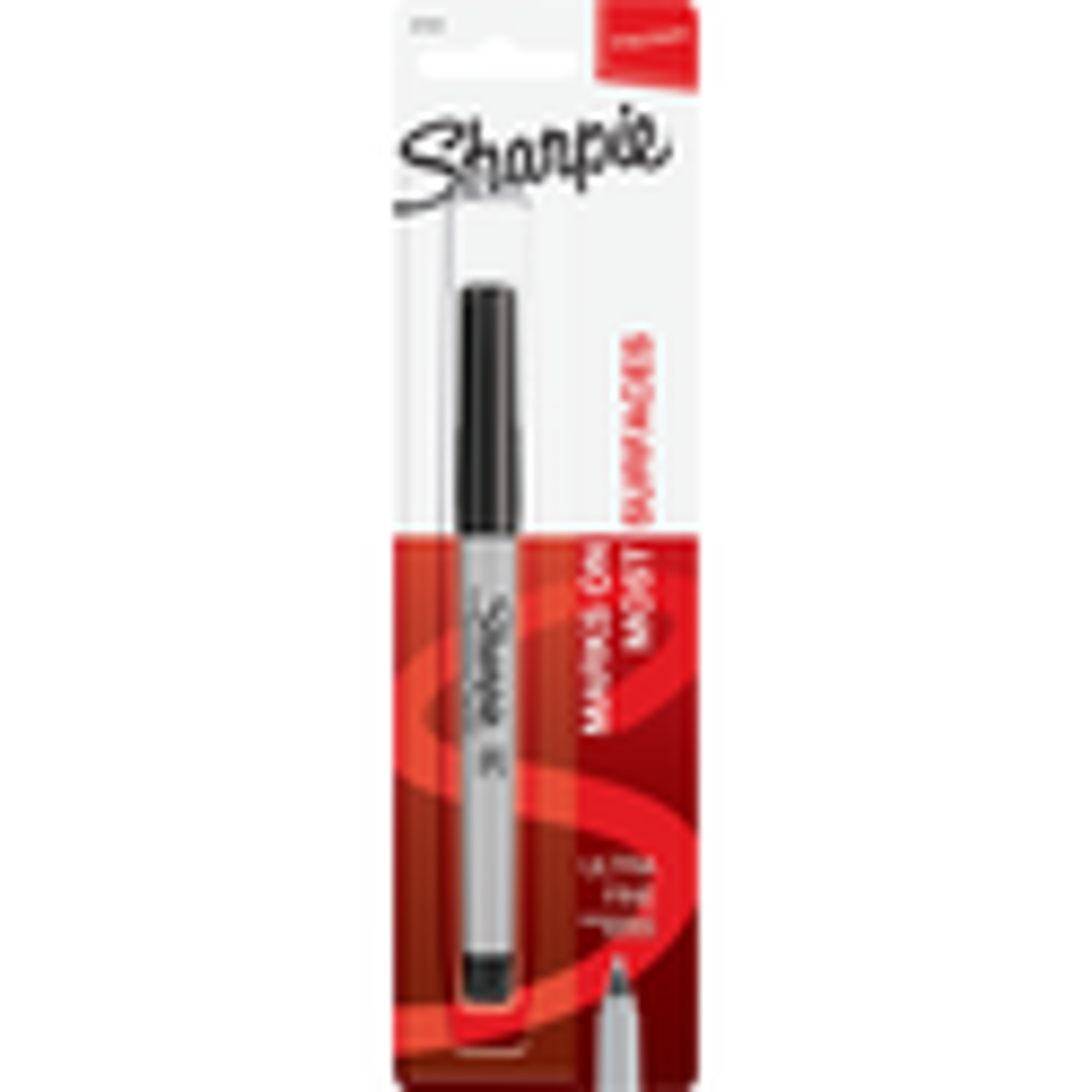 image of: Sharpie Permanent Markers - Black - Ultra Fine - 1pk