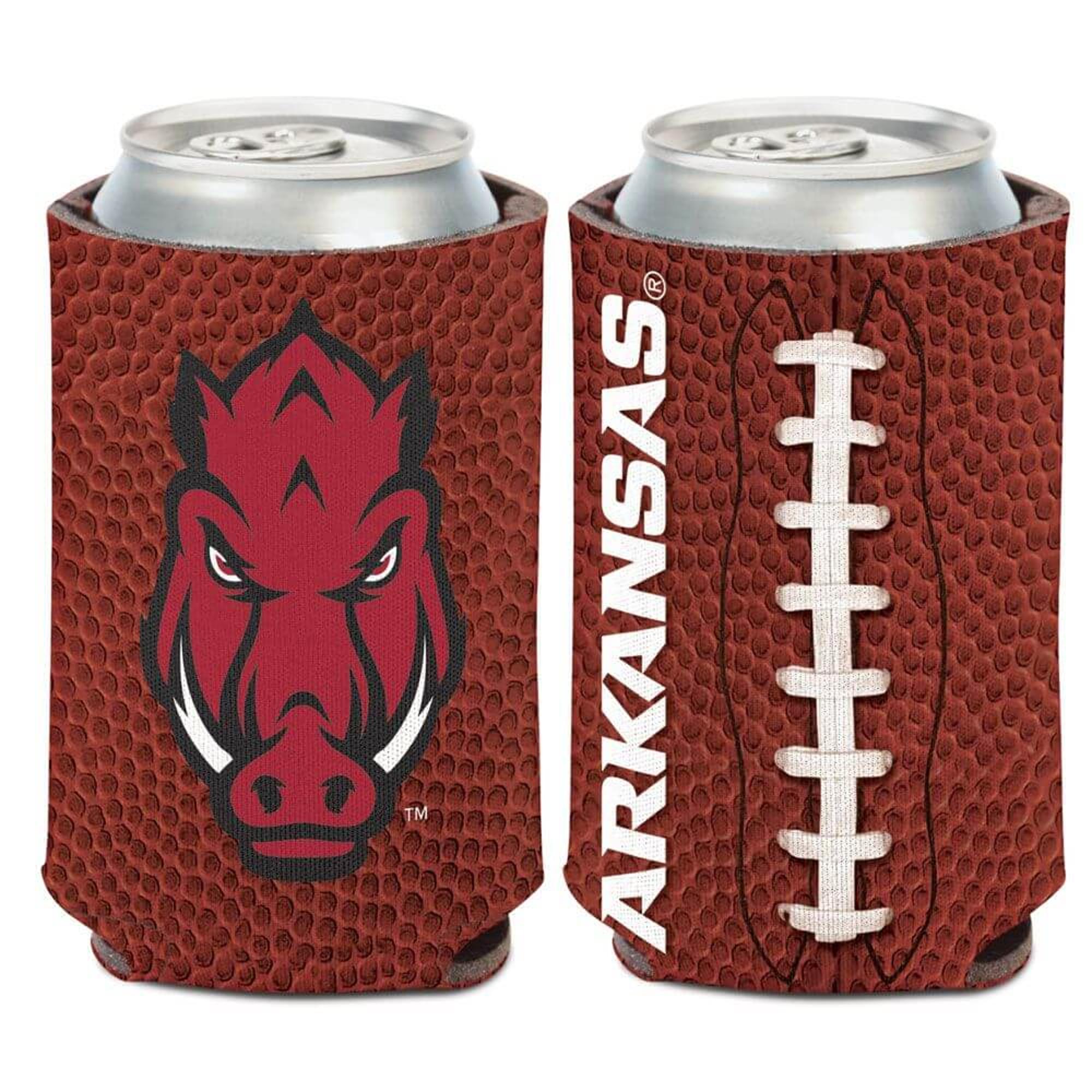 image of: Arkansas Razorback Wincraft Football Coozie Can Cooler 12 oz