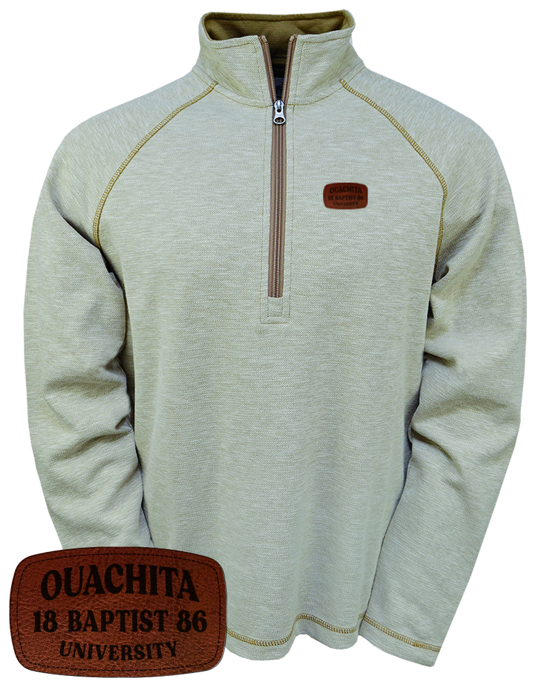 image of: Ouachita Patch Stevo Raglan 1/2 Zip Pullover