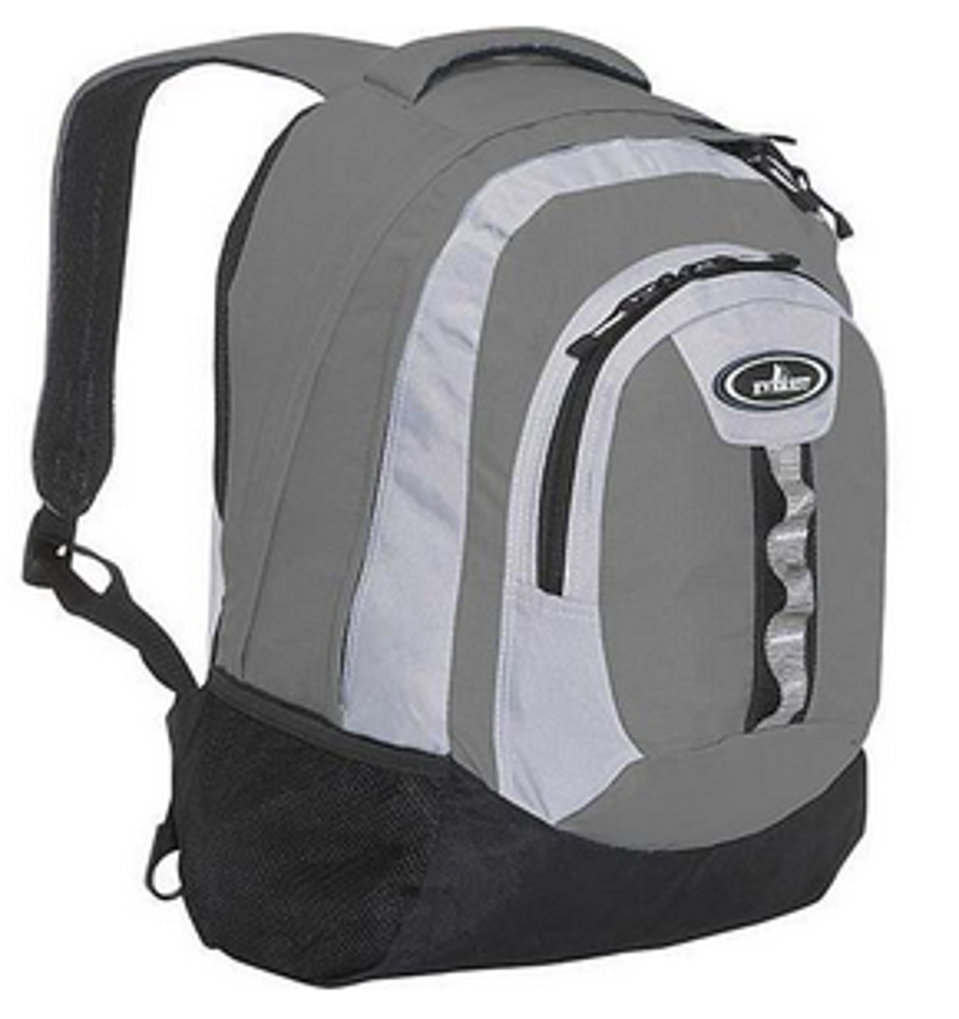 image of: Everest Grey/Black Deluxe Compartment Backpack