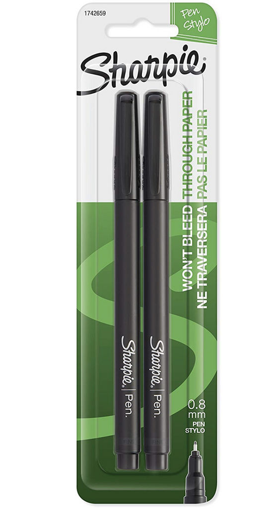 image of: Sharpie Felt Tip Pens 2pk Fine