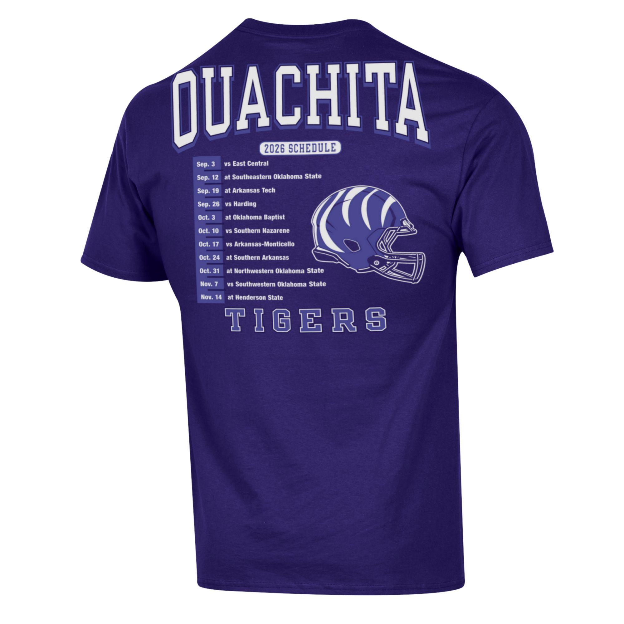 Product image 2 of 4 for Ouachita Football 2026 Schedule Champion Basic Tee