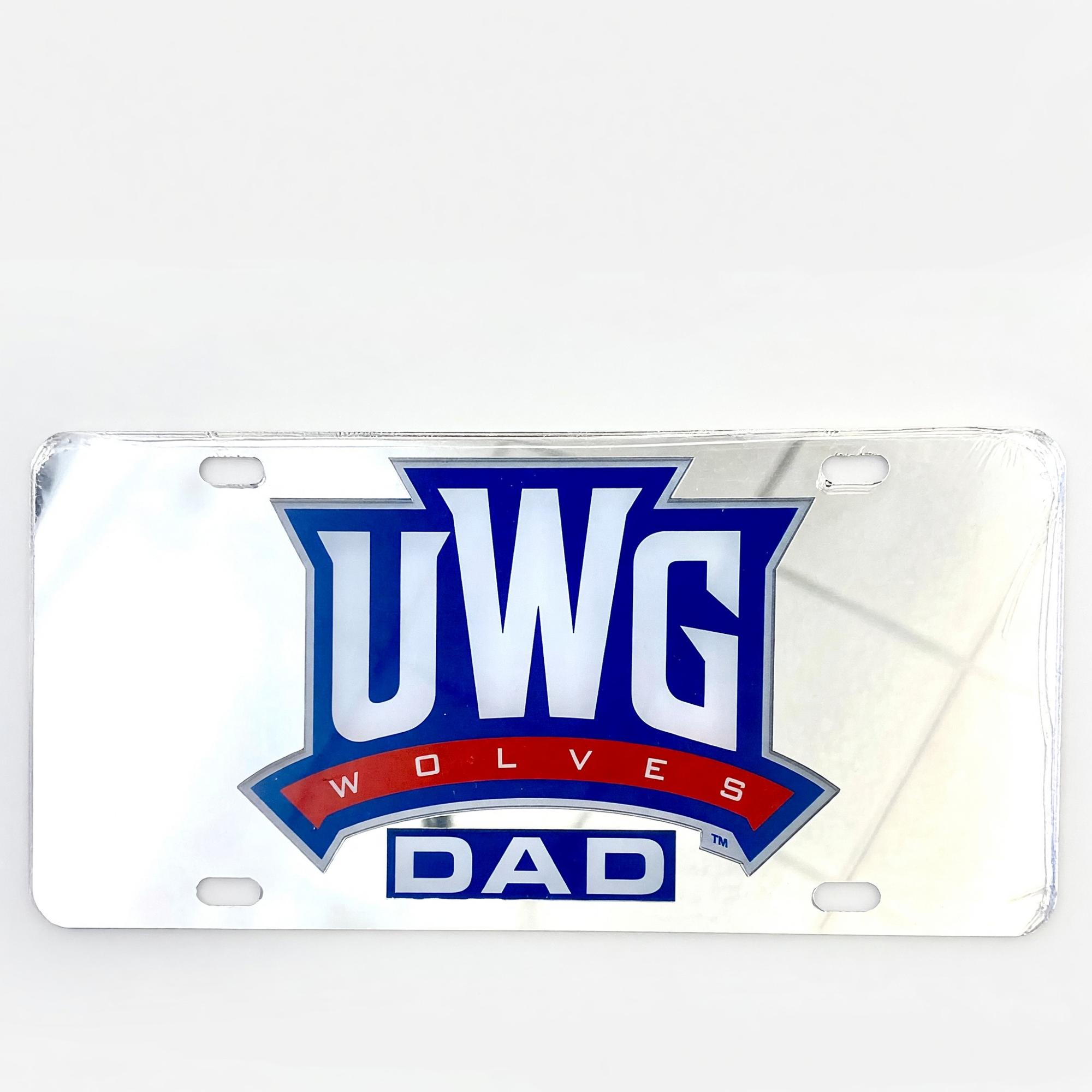 Product image 1 of 1 for UWG ATHLETICS LOGO DAD LICENSE PLATE