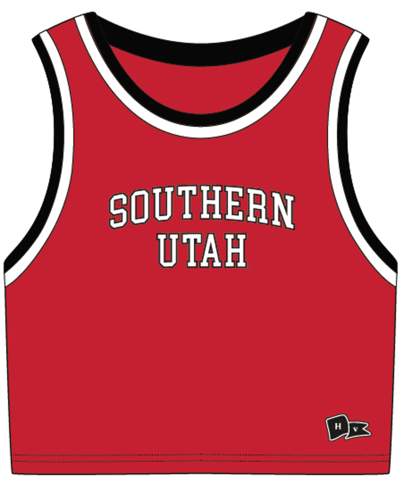 Product image 1 of 1 for HYPE & VICE CROPPED BASKETBALL JERSEY