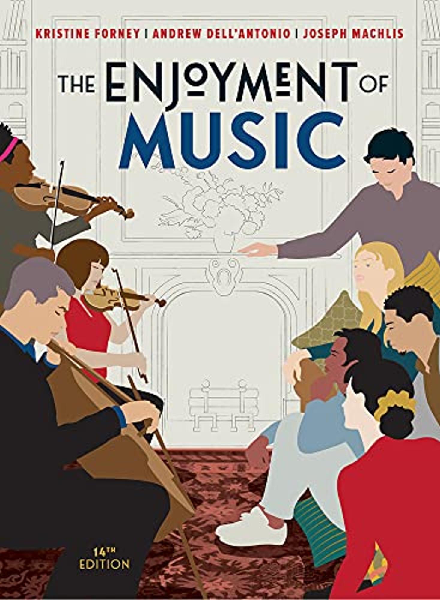 Cover image for Enjoyment of music- paper text