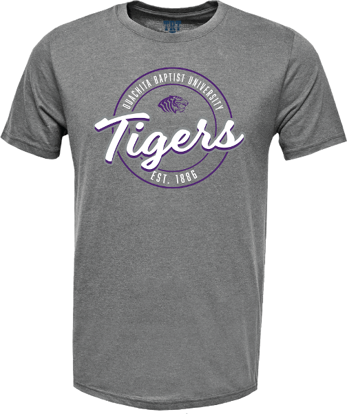 Ouachita Tigers Tri-Blend Short Sleeve Tee; $26.99