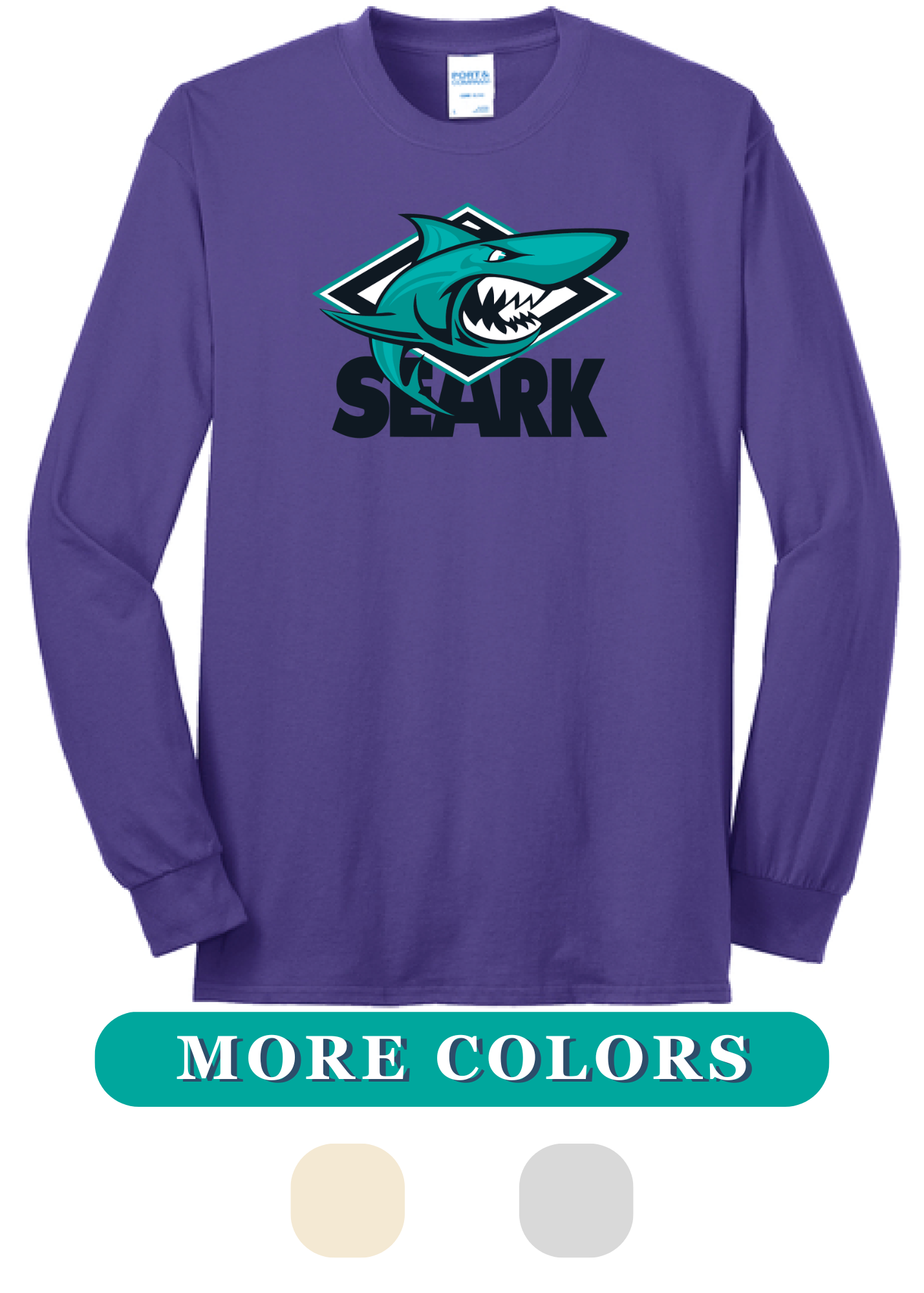 Product image 1 of 1 for Southeast Arkansas College Sharks Long Sleeve Tee
