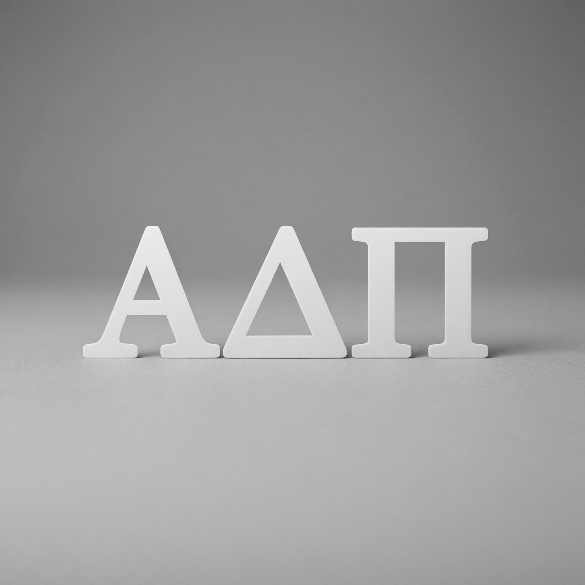 Variant 2 of 12 for Sorority Greek Letter Decal Sticker