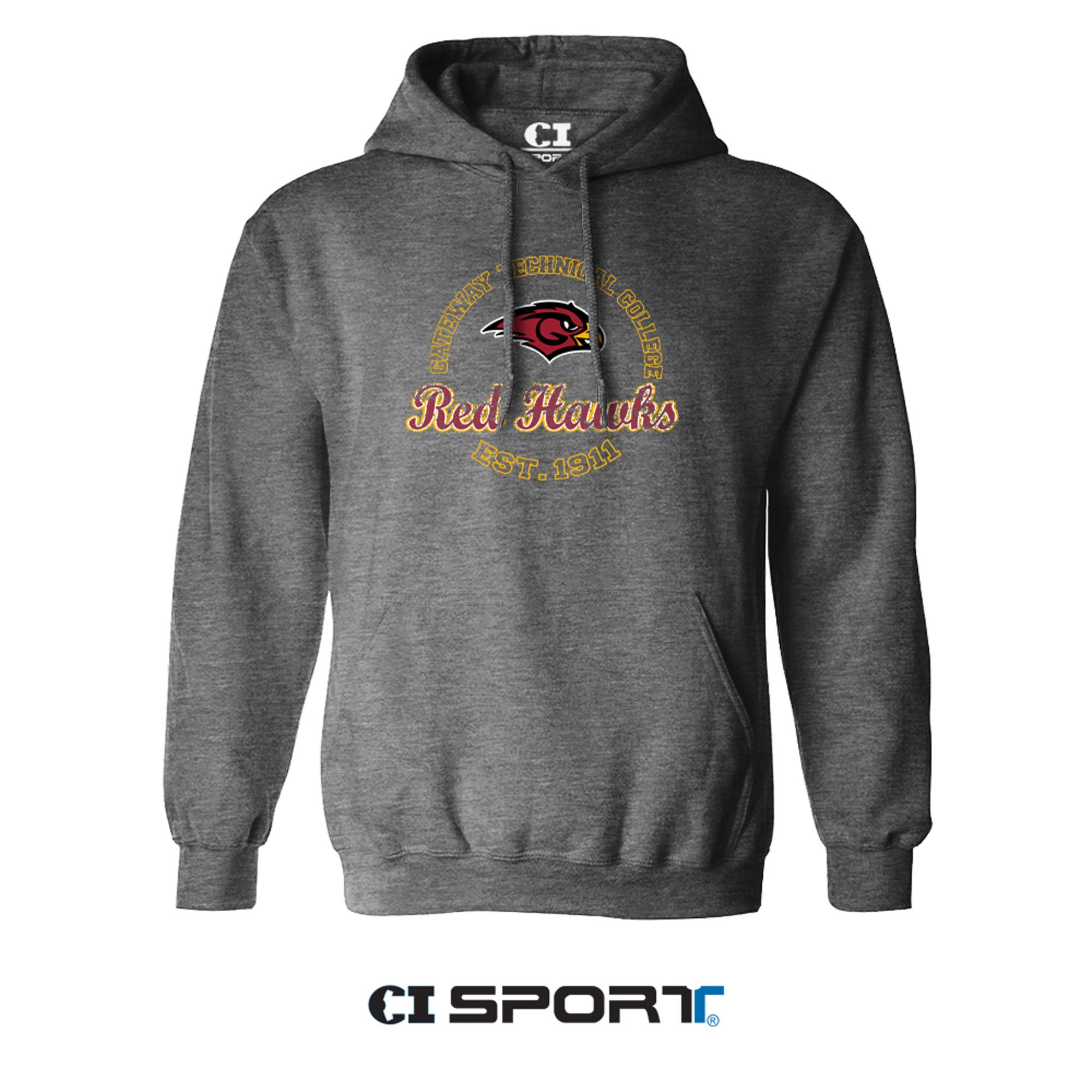 Product image 2 of 2 for GTC HOODIE Core Red or Charcoal Heather