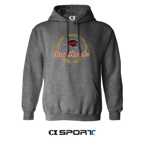 GTC HOODIE Core Red or Charcoal Heather; $38.99