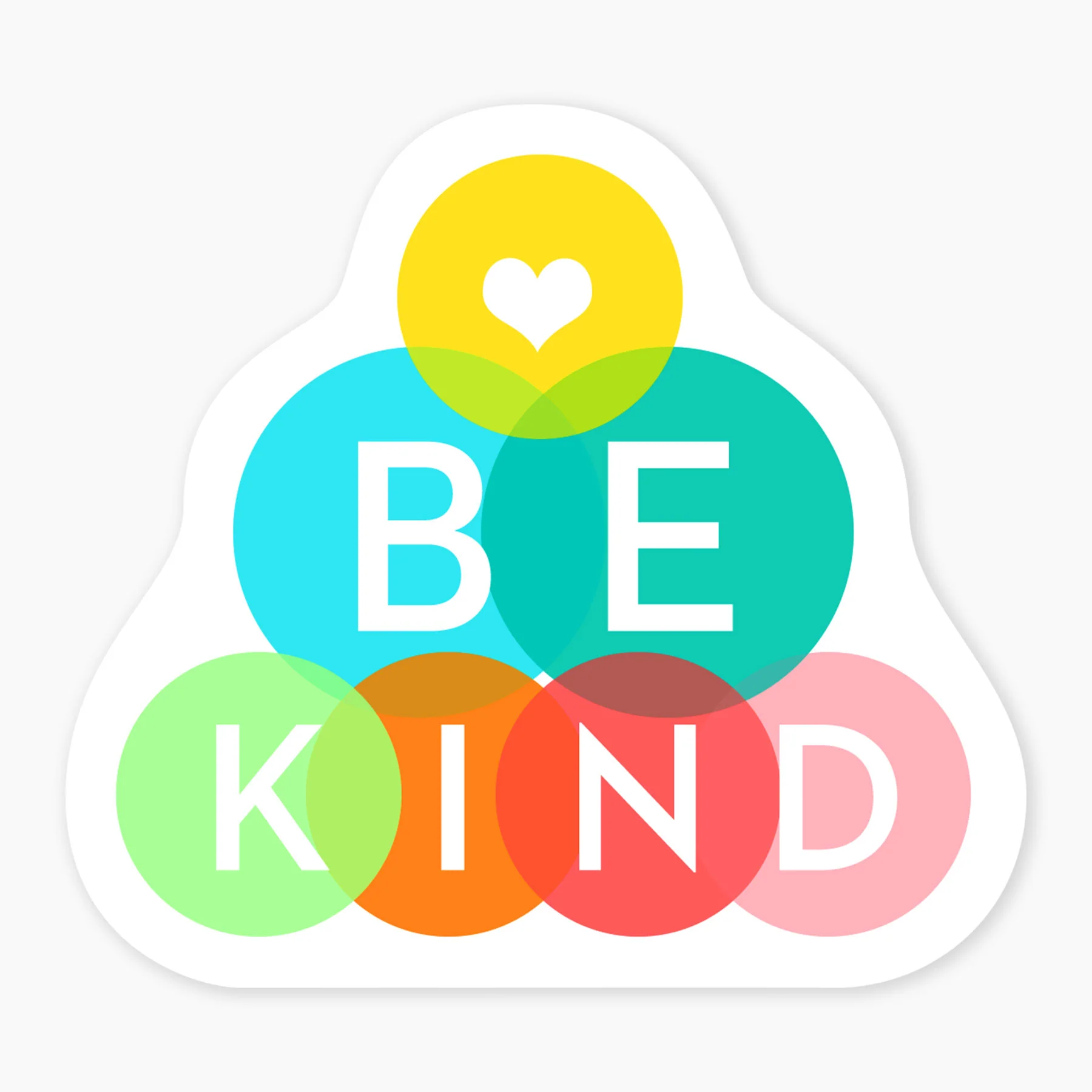 Product image 1 of 1 for Santa Clara Broncos Be Kind 3 inch Sticker