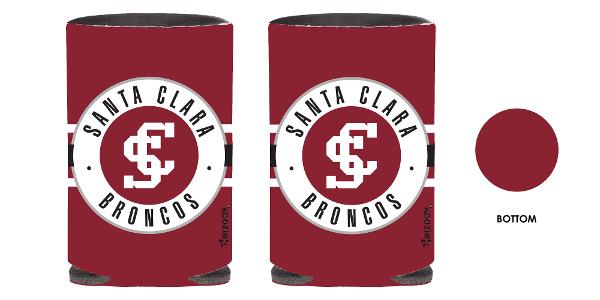 Santa Clara Broncos Circle Standard Koozie; $5.98