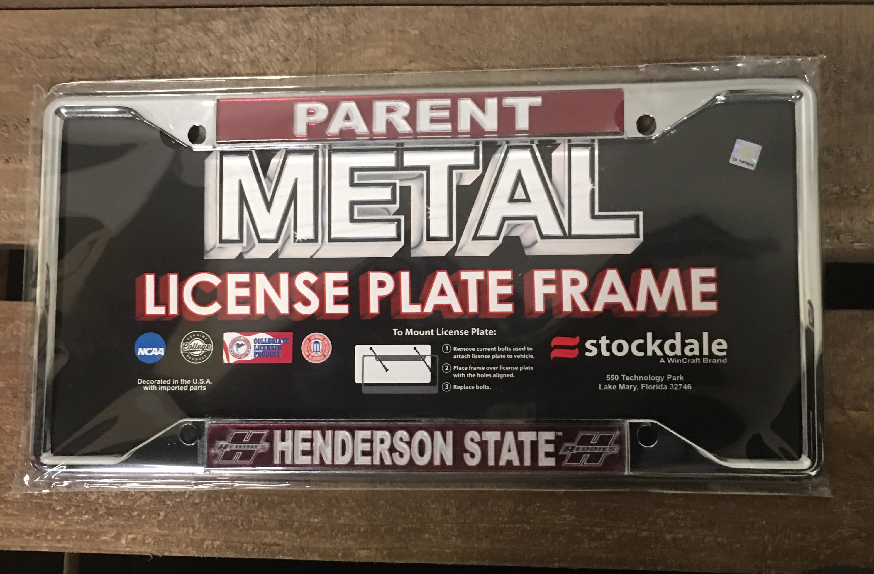 image of: Henderson State Parent License Plate Frame