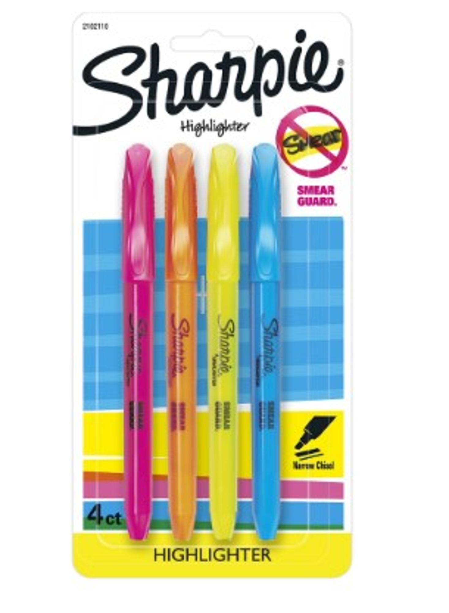image of: Sharpie SlimAccent  Highlighters 4pk
