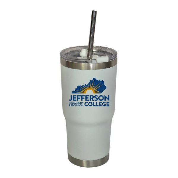 KJCTC 20 OZ TUMBLER WHT; $31.99