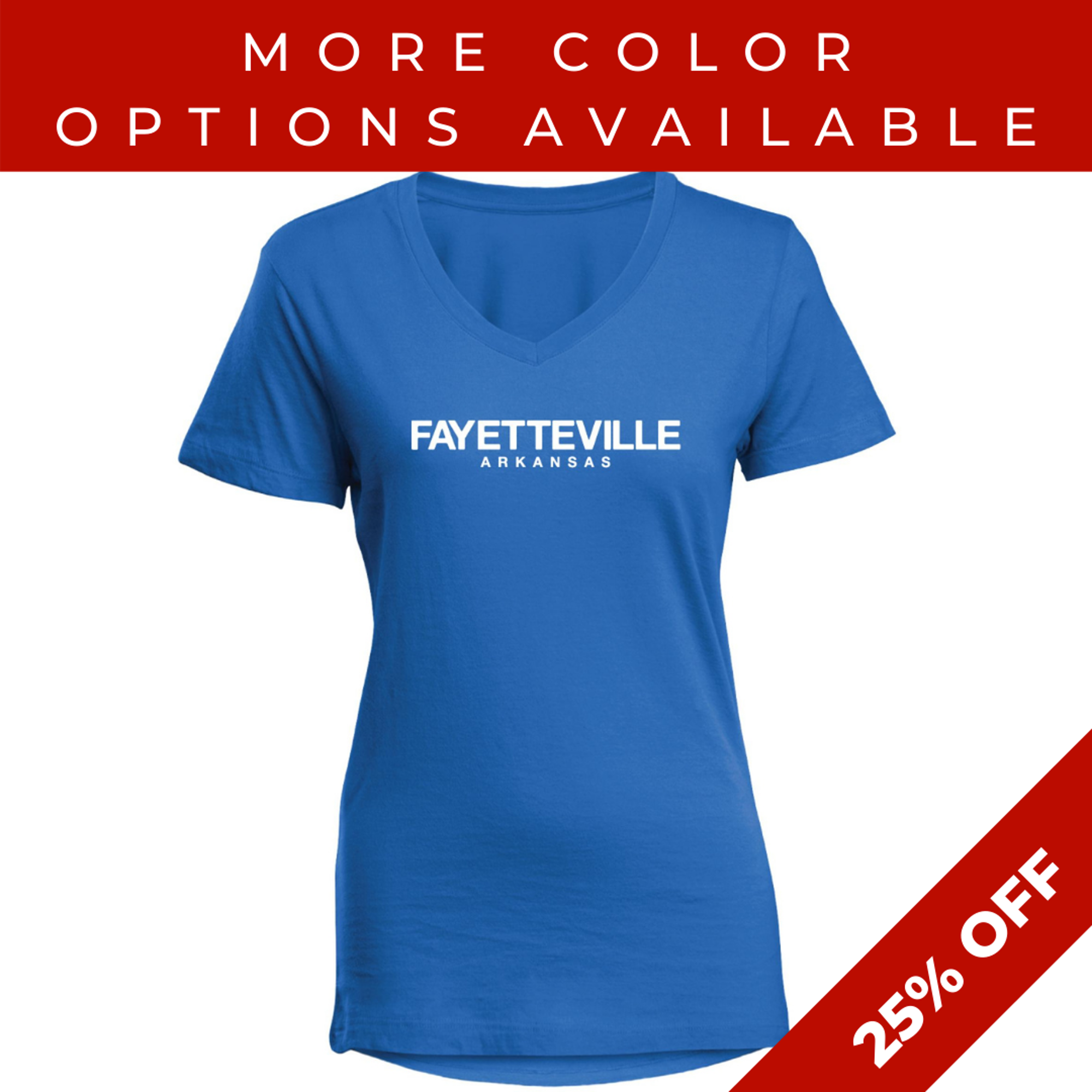 image of: Fayetteville Arkansas Women's Camp David Diva Short Sleeve Tee