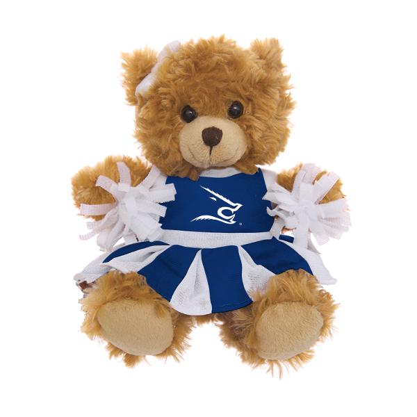 TAMUK 6" CHEERLEADER BEIGE BEAR SM; $28.99