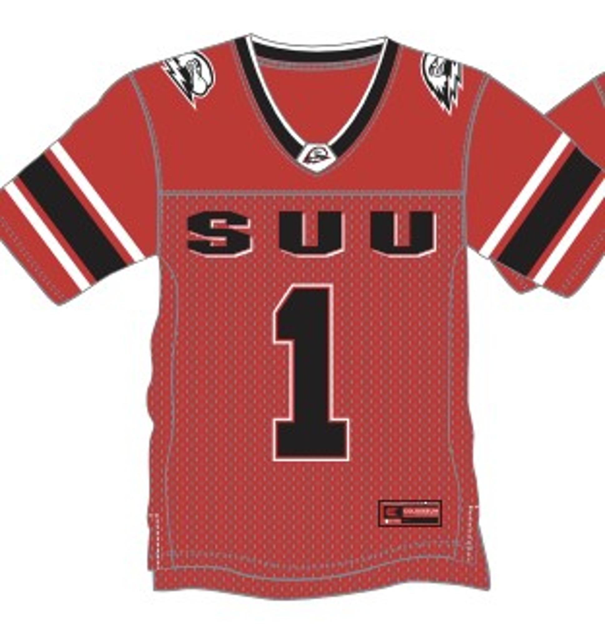 Product image 1 of 1 for COLOSSEUM FOOTBALL JERSEY RED SUU