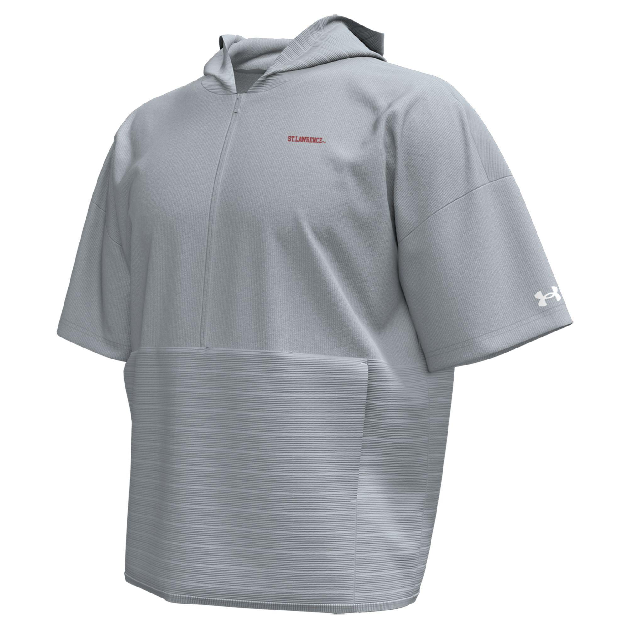 image of: Under Armour Doubleknit Short Sleeve Hood Sweatshirt