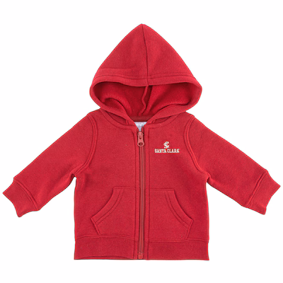 image of: Santa Clara Broncos Infant Full Zip Hoodie