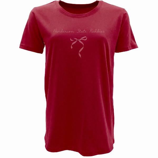 Henderson State Reddies Bow Women's Lizzie Tee; $33.99