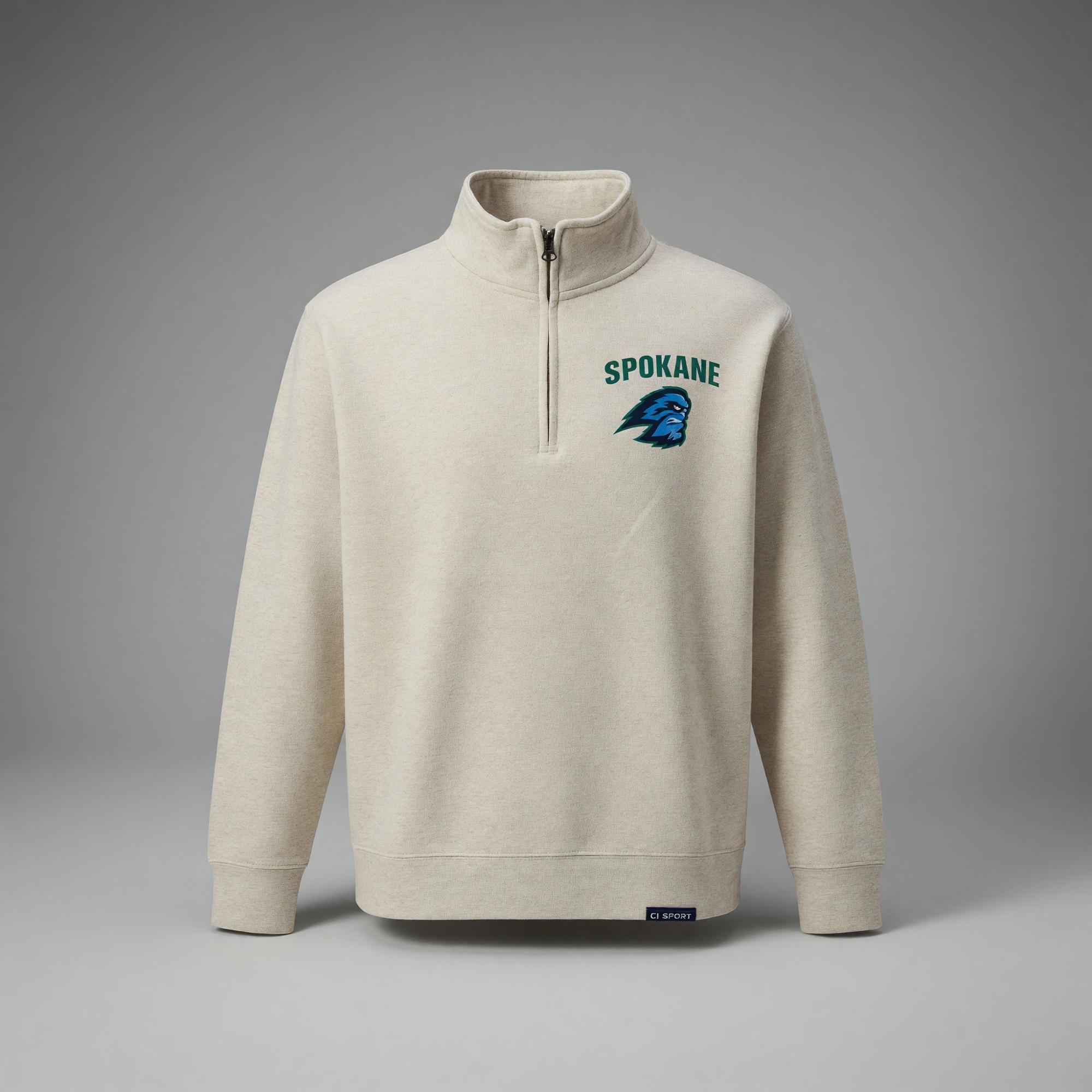 Product image 1 of 1 for SCC 1/4-Zip Butte Oatmeal