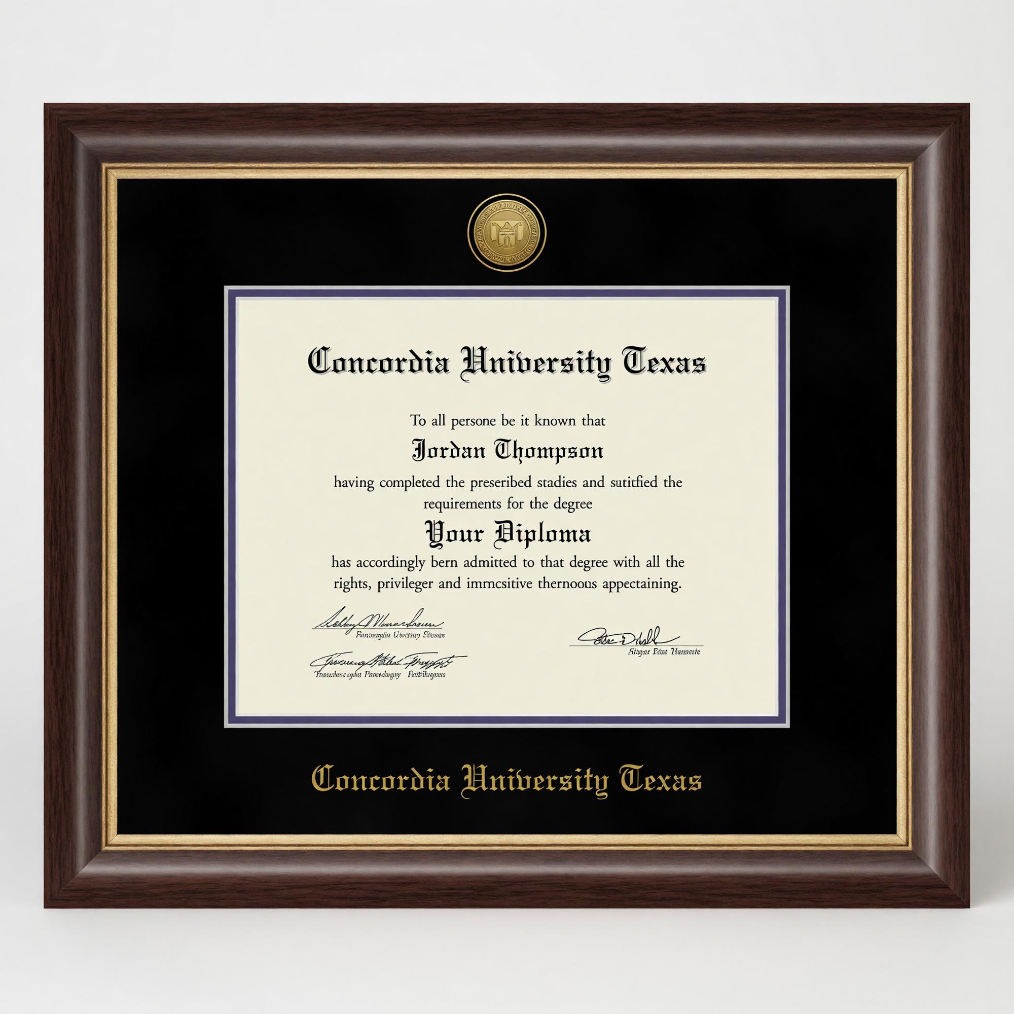 Product image 1 of 1 for Church Hill Classics - Gold Engraved Medallion Diploma, 11x14 Frame