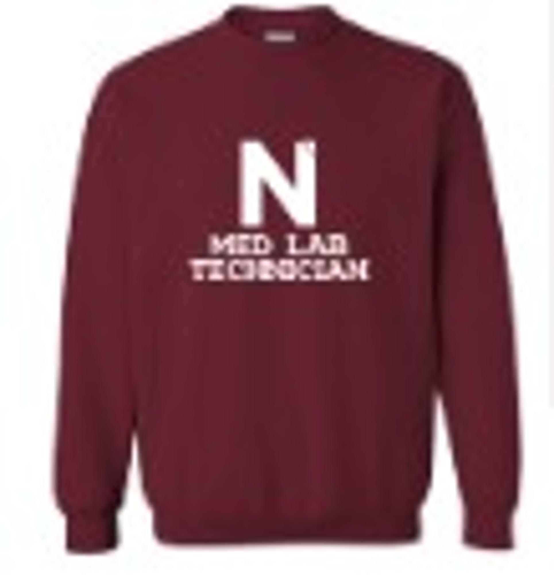 image of: MLT 18000 Sweatshirt Med Lab Tech